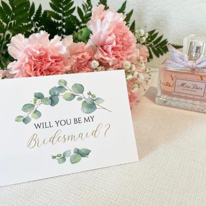 Bridesmaid Proposal Card | Will You..